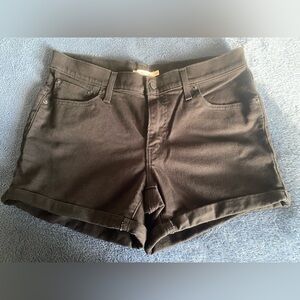 Levi's Women's Black Jean Shorts